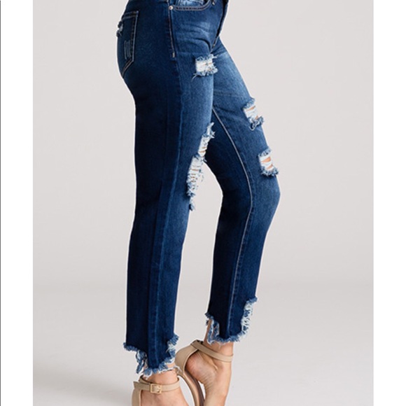 NWT Last 1! Dream Mid Rise Distressed Ankle Jean - Picture 4 of 5